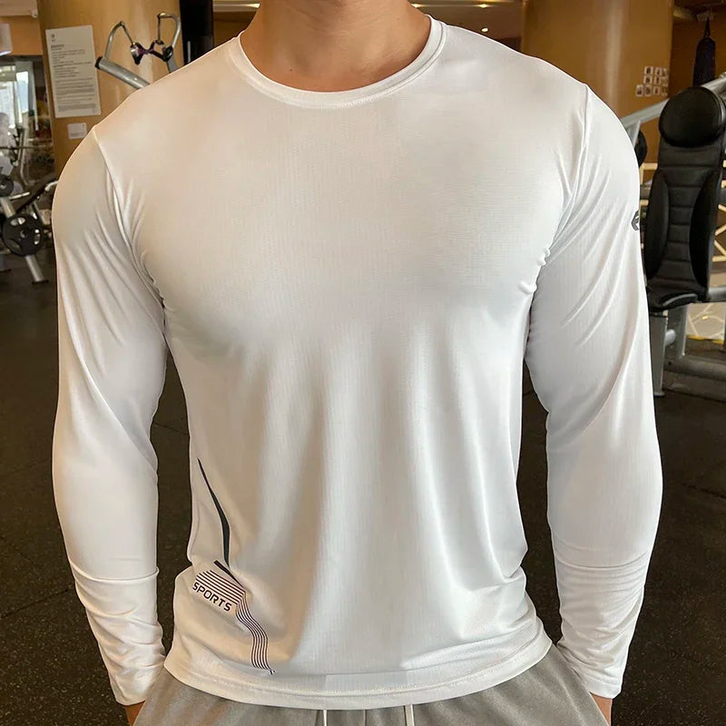 Men Fitness Compression Sport Shirt
