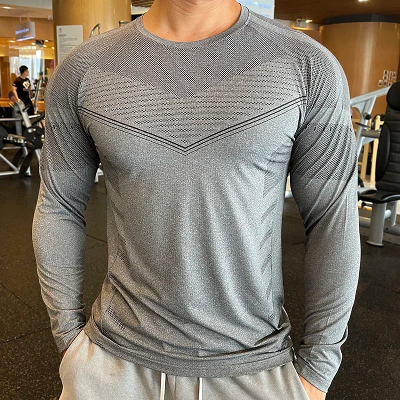 Men Fitness Compression Sport Shirt