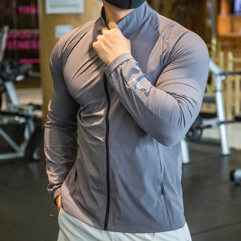 Men's Running Training Elastic Jacket