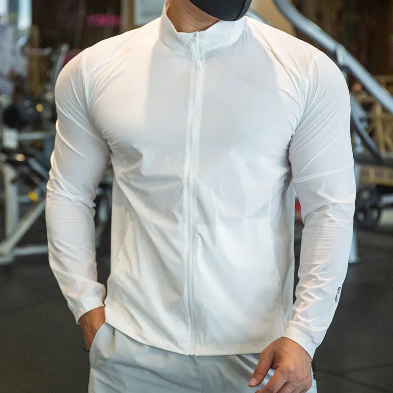 Men's Running Training Elastic Jacket