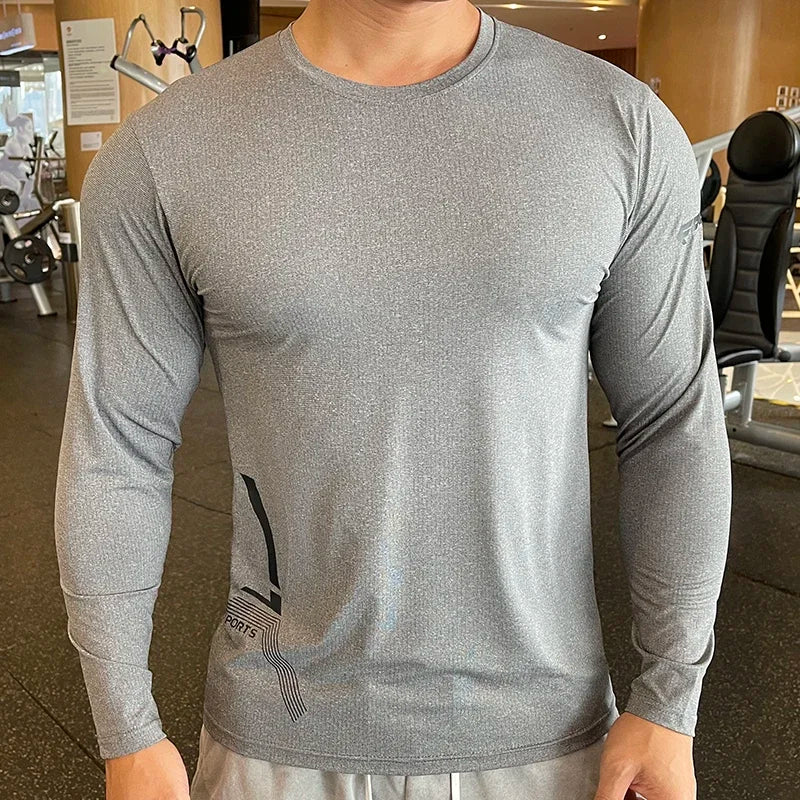 Men Fitness Compression Sport Shirt