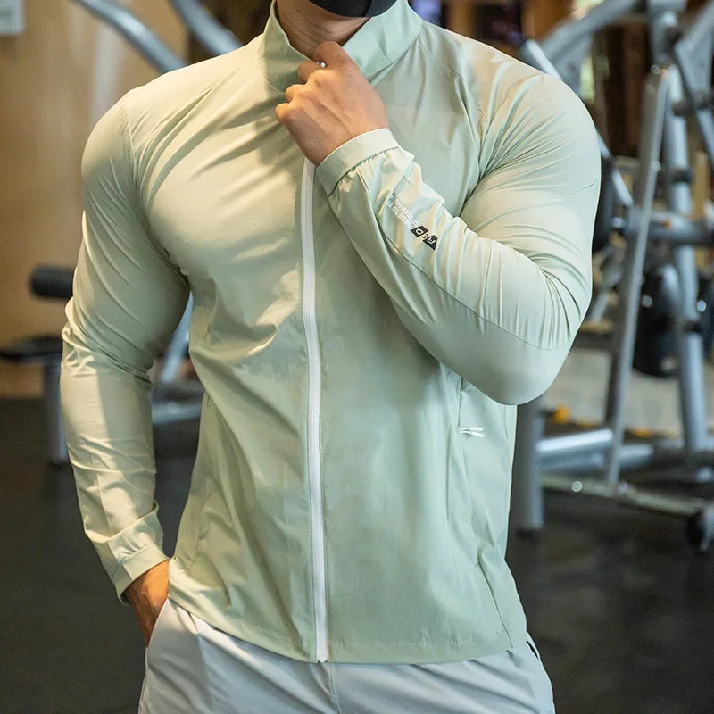 Men's Running Training Elastic Jacket