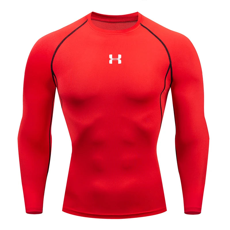 Men Running Compression Tees
