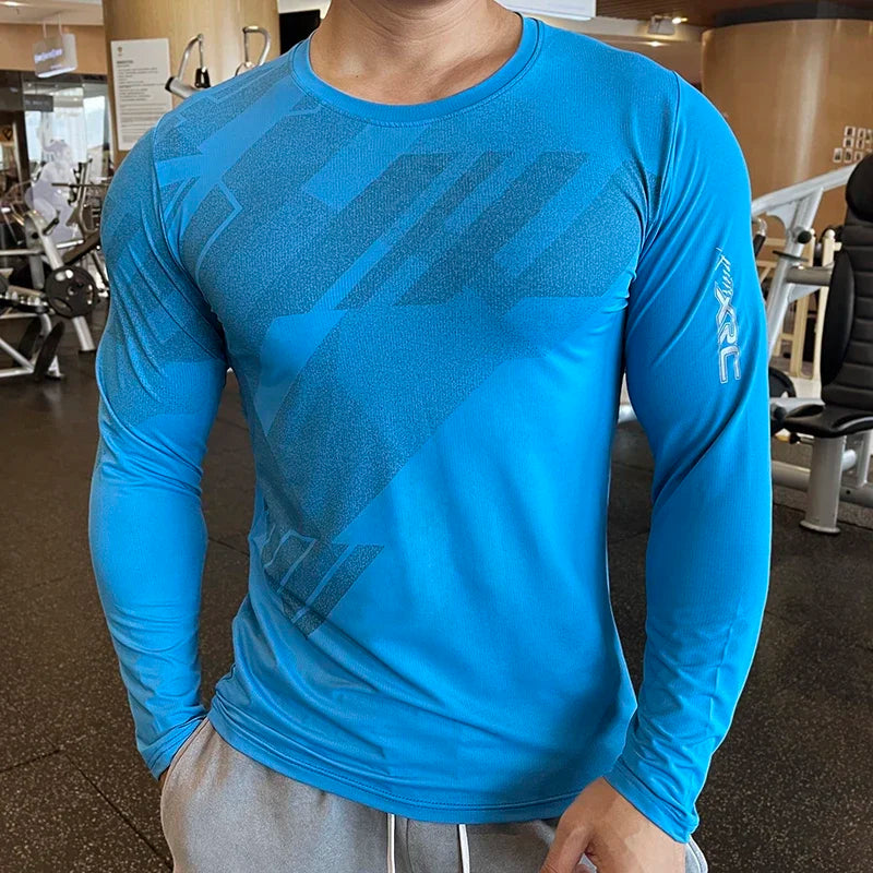 Men Fitness Compression Sport Shirt