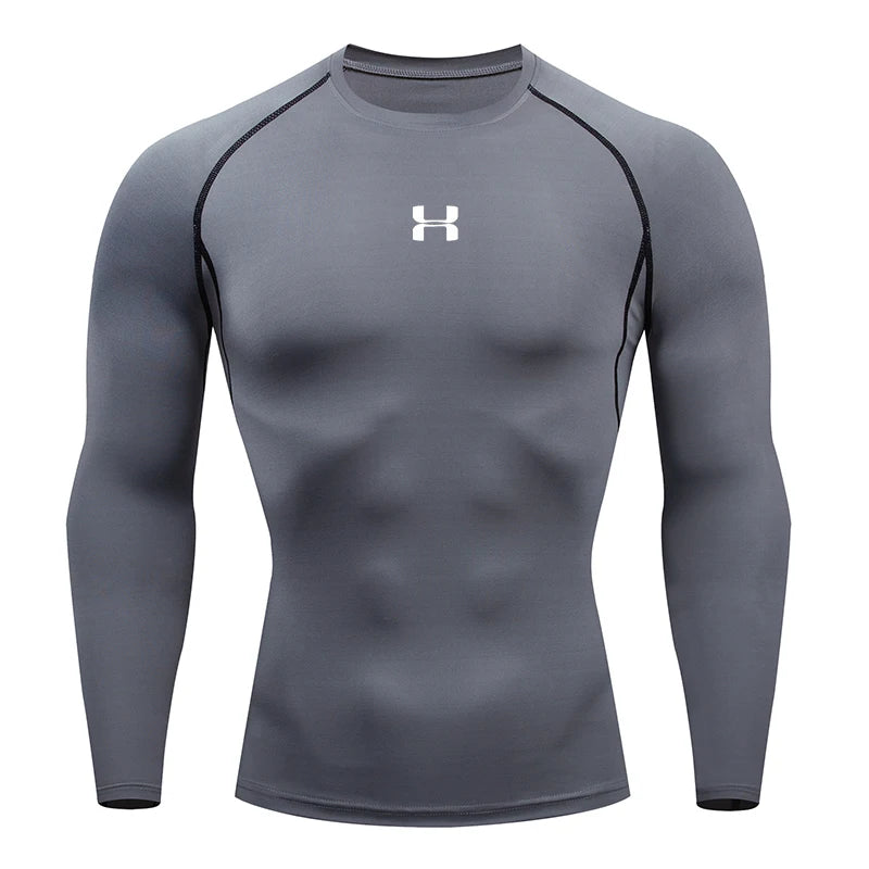 Men Running Compression Tees