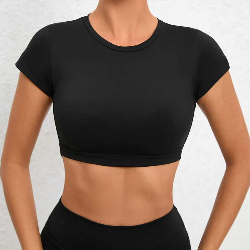 Hearuisavy Women's Sports Crop Tops