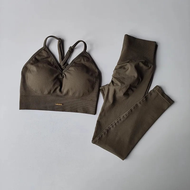 Women's V-Neck fitness suit