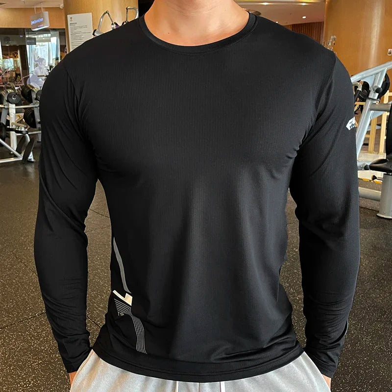 Men Fitness Compression Sport Shirt