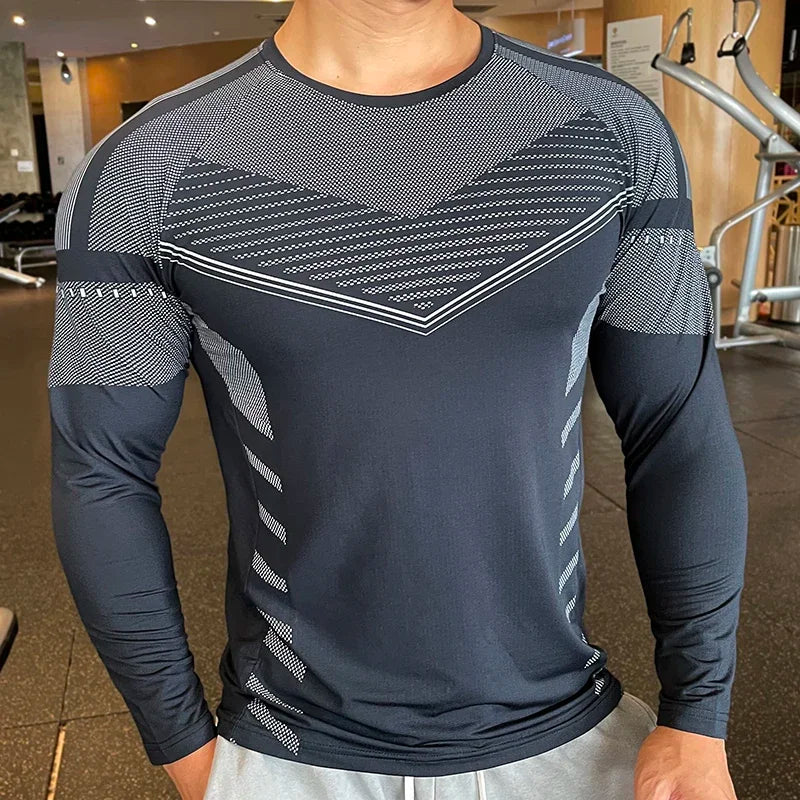Men Fitness Compression Sport Shirt