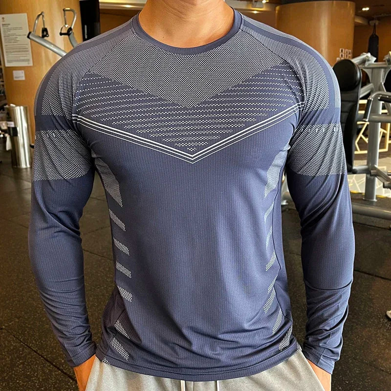 Men Fitness Compression Sport Shirt