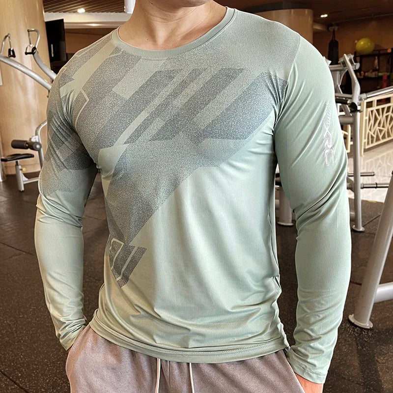 Men Fitness Compression Sport Shirt