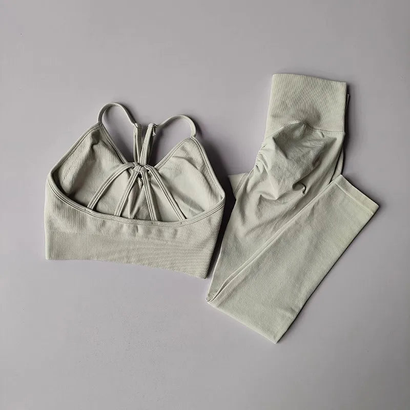 Women's V-Neck fitness suit