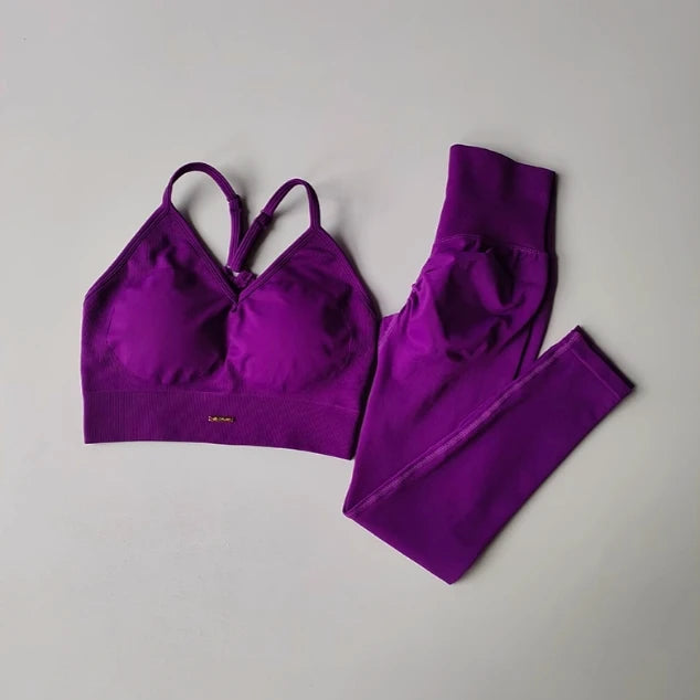 Women's V-Neck fitness suit