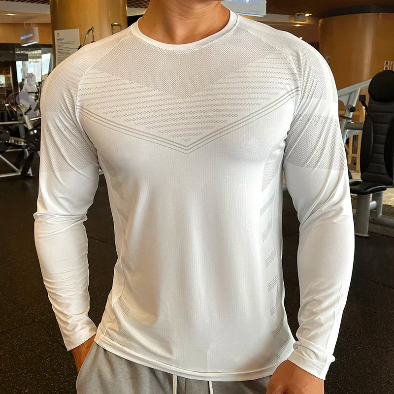 Men Fitness Compression Sport Shirt