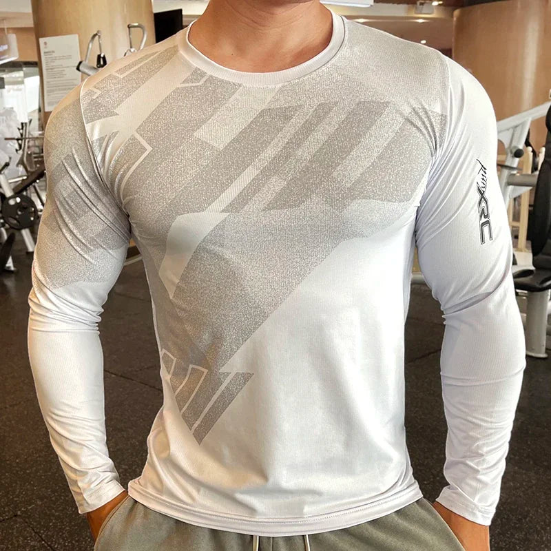 Men Fitness Compression Sport Shirt